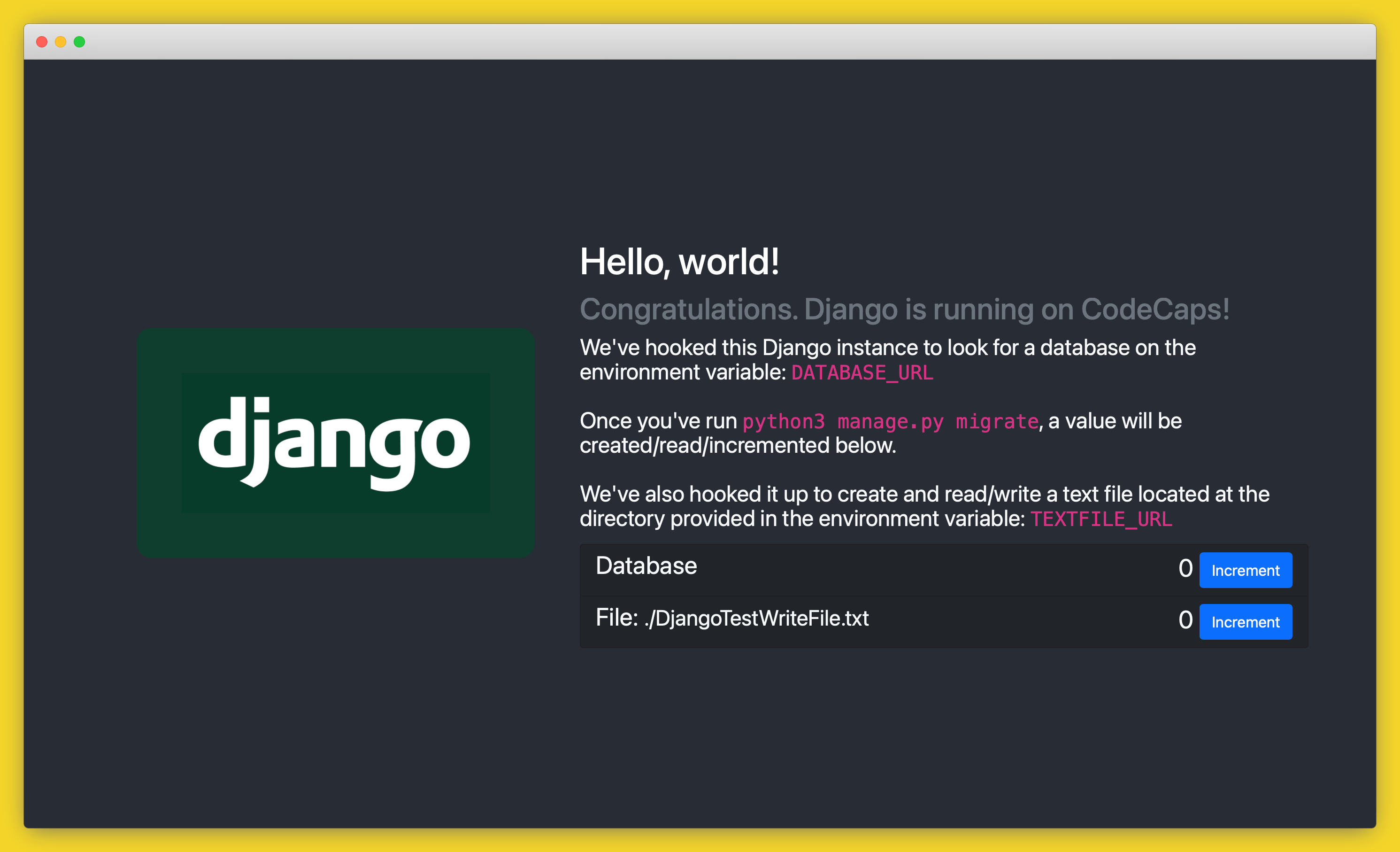 Deployed App