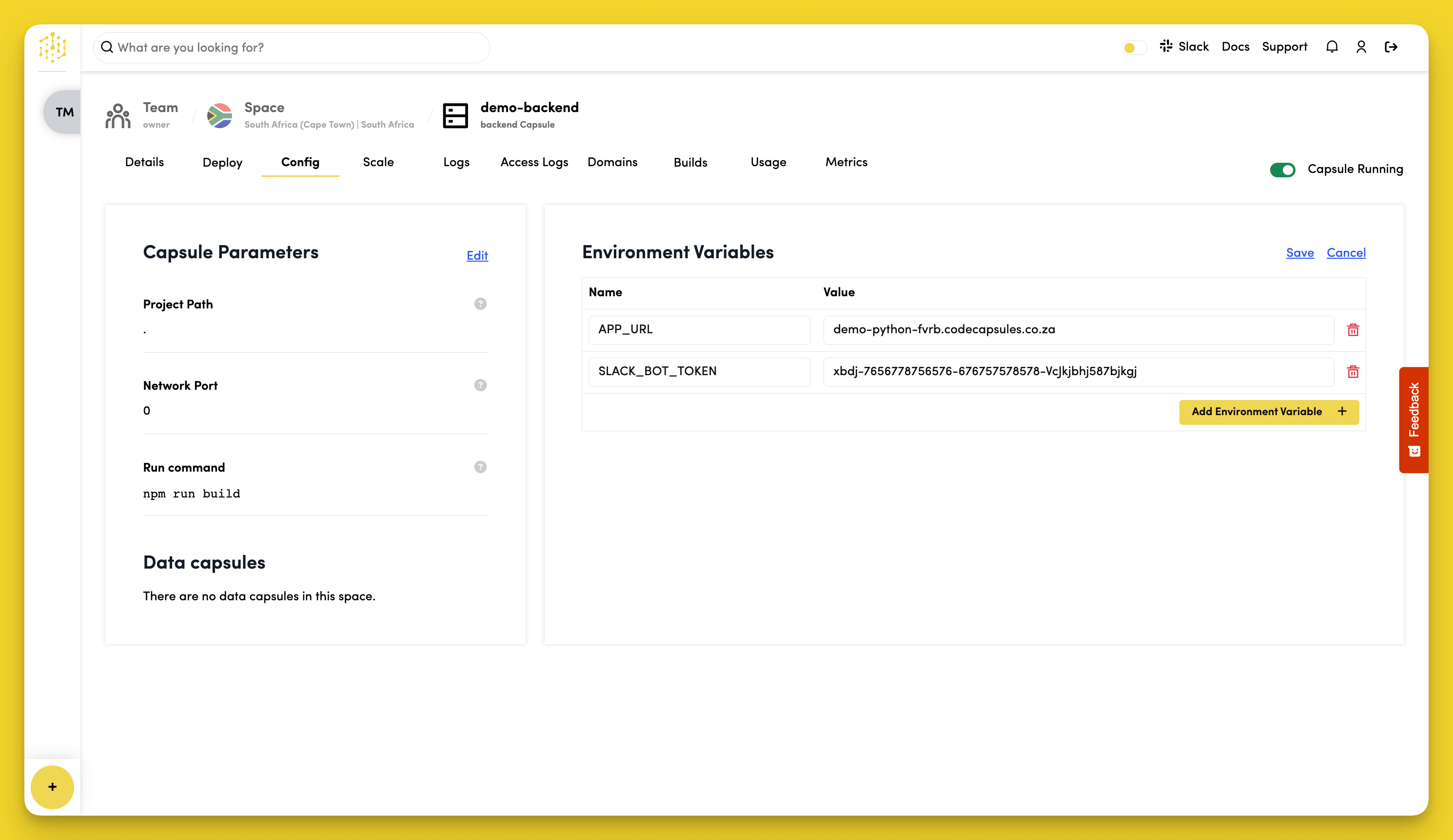 Slack Bot Token