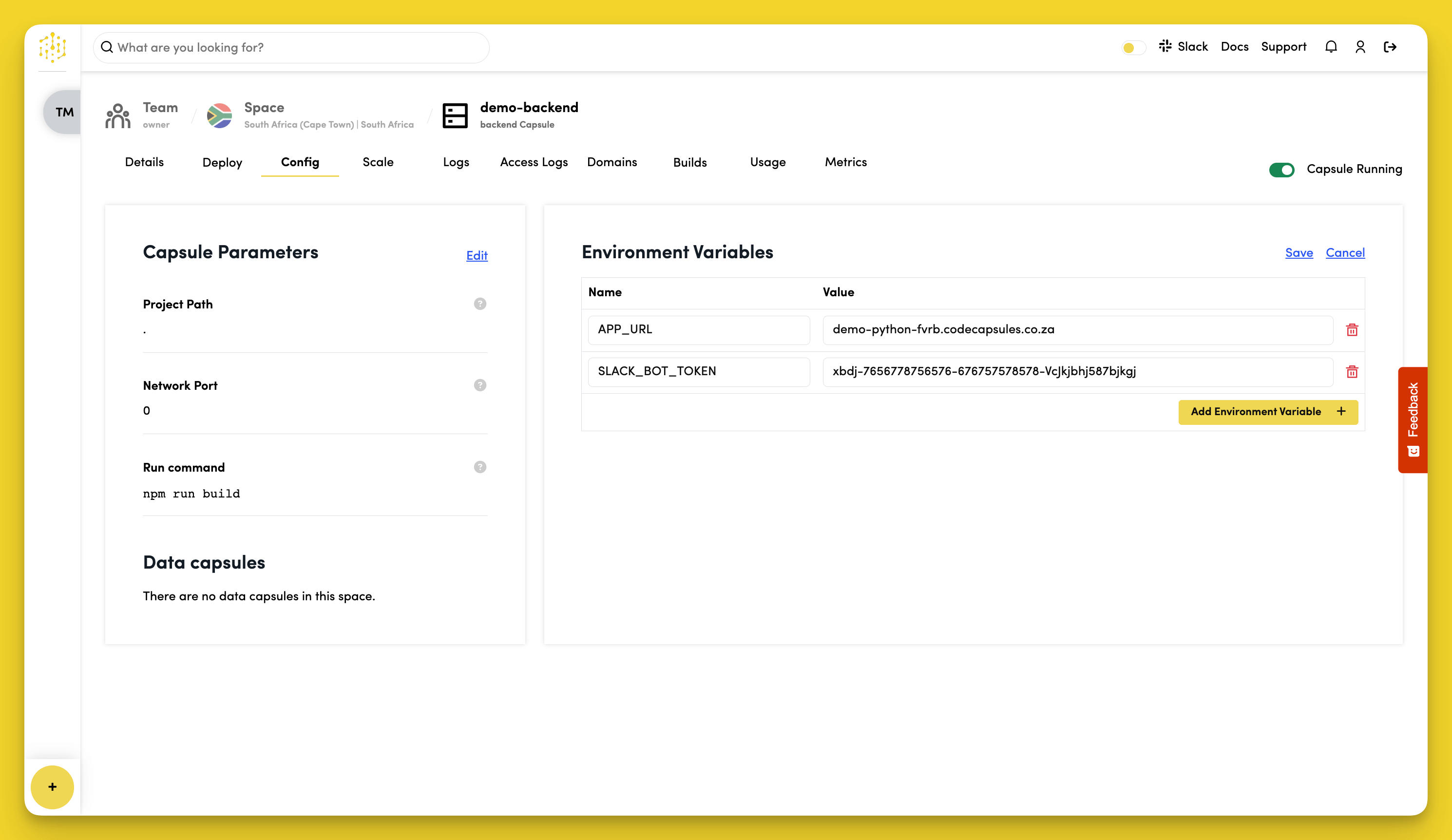 Slack Bot Token