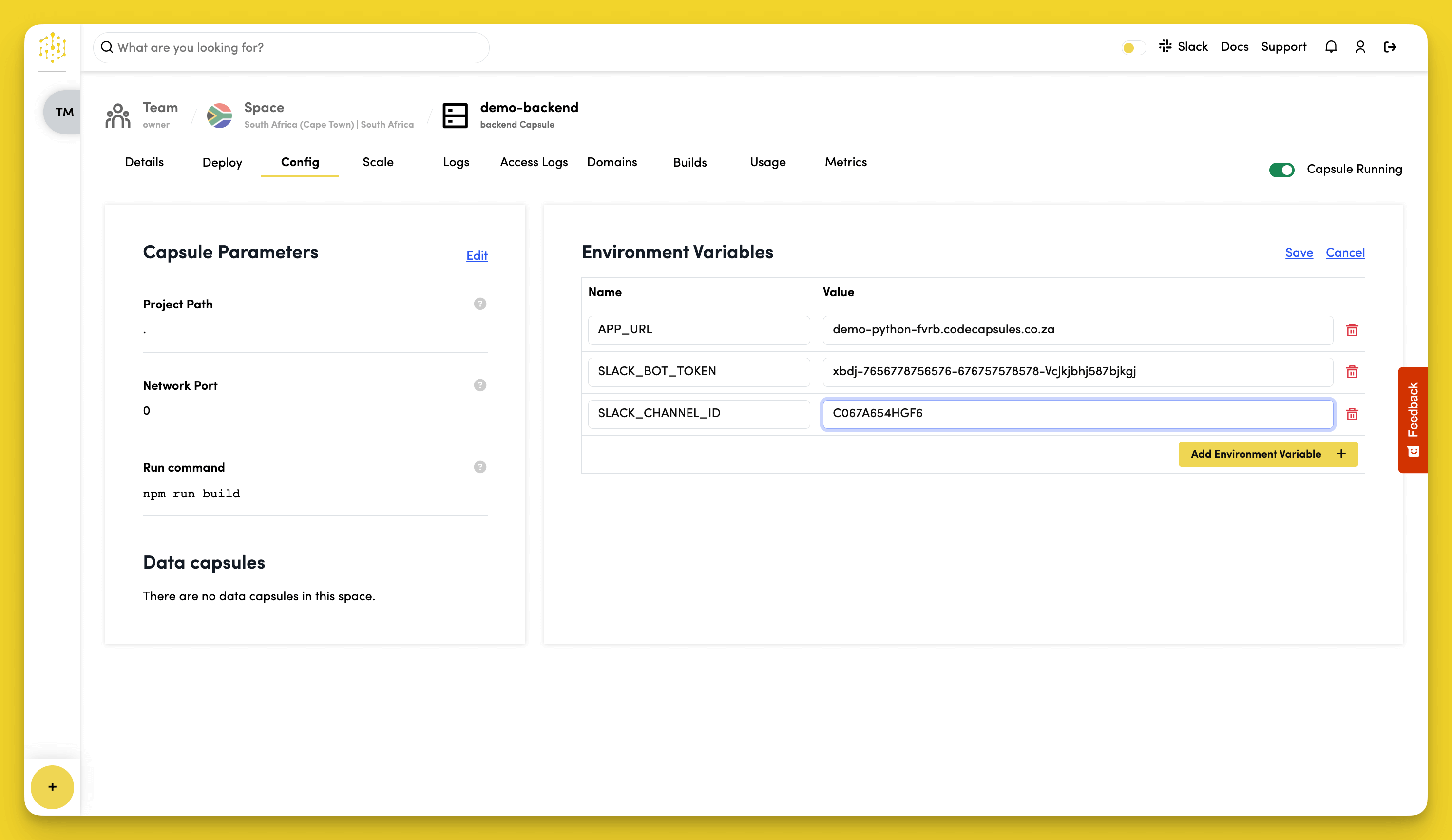 Slack Channel Id
