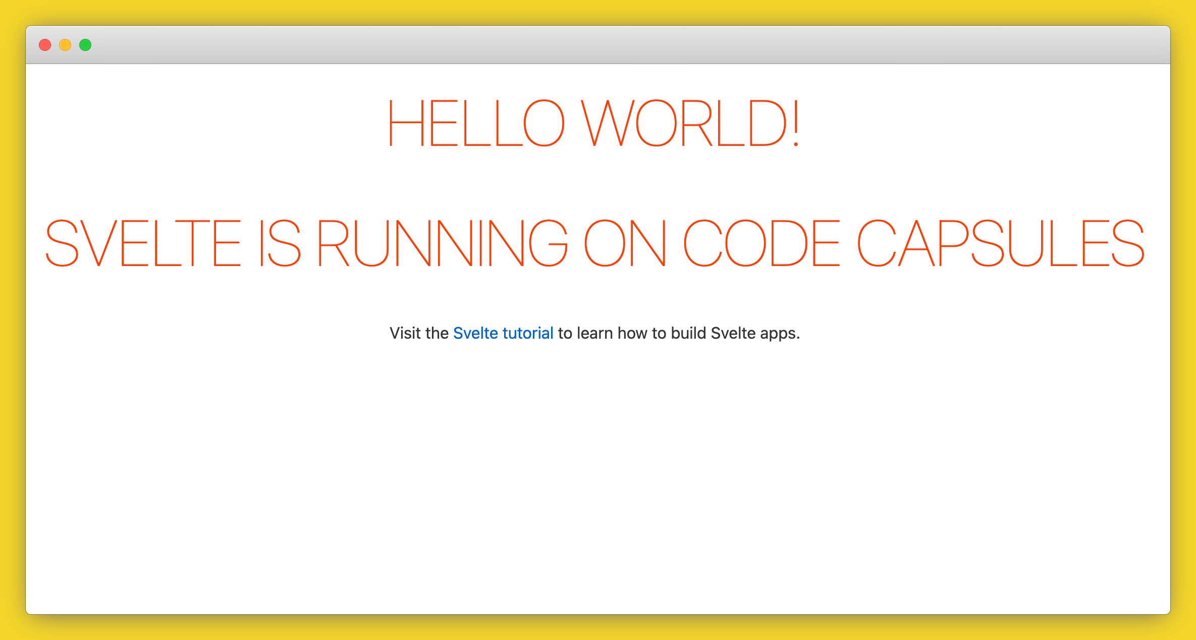 Deployed App